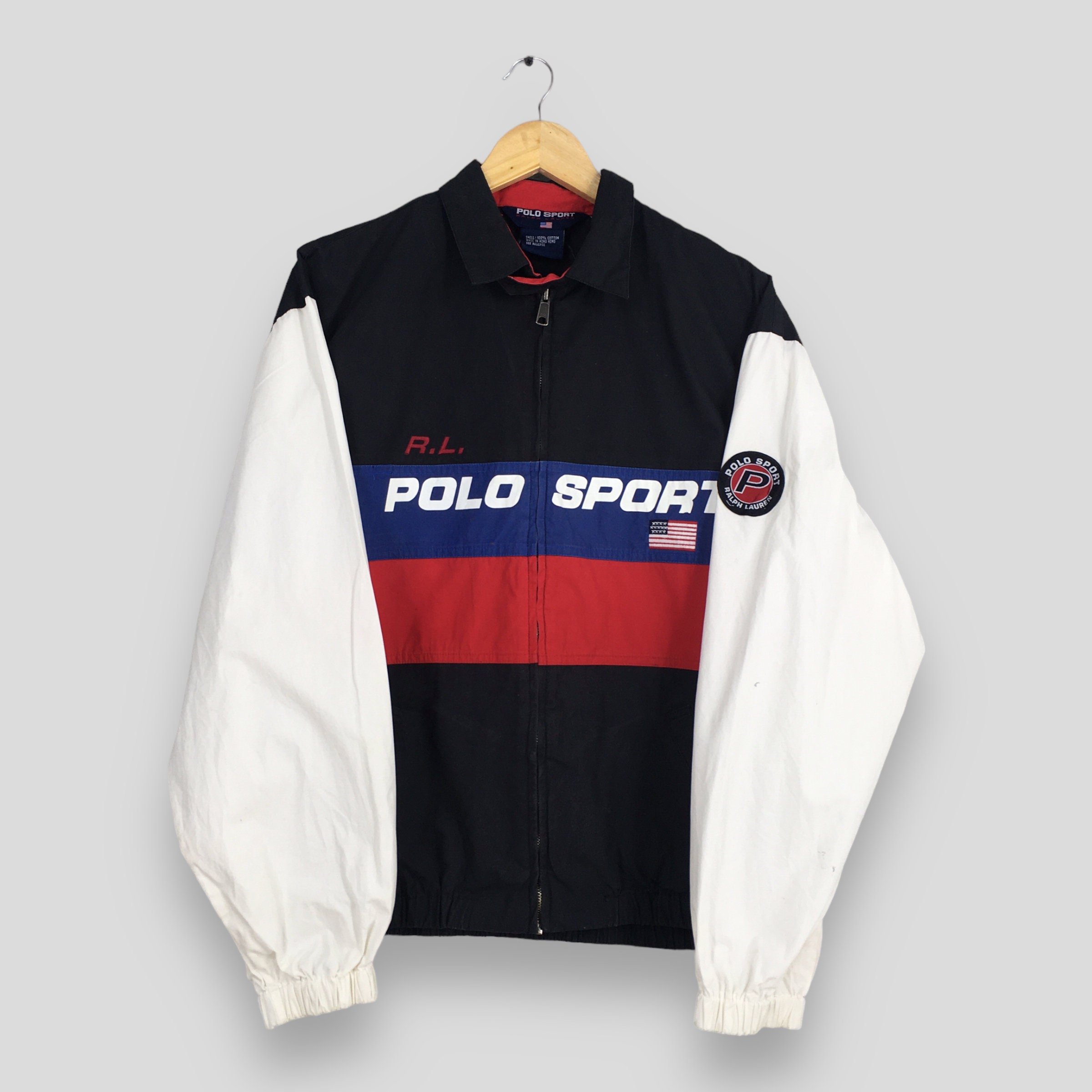 90s polo sport Ralph Laurenミリタリー ライナー f051016-10_1.jpg