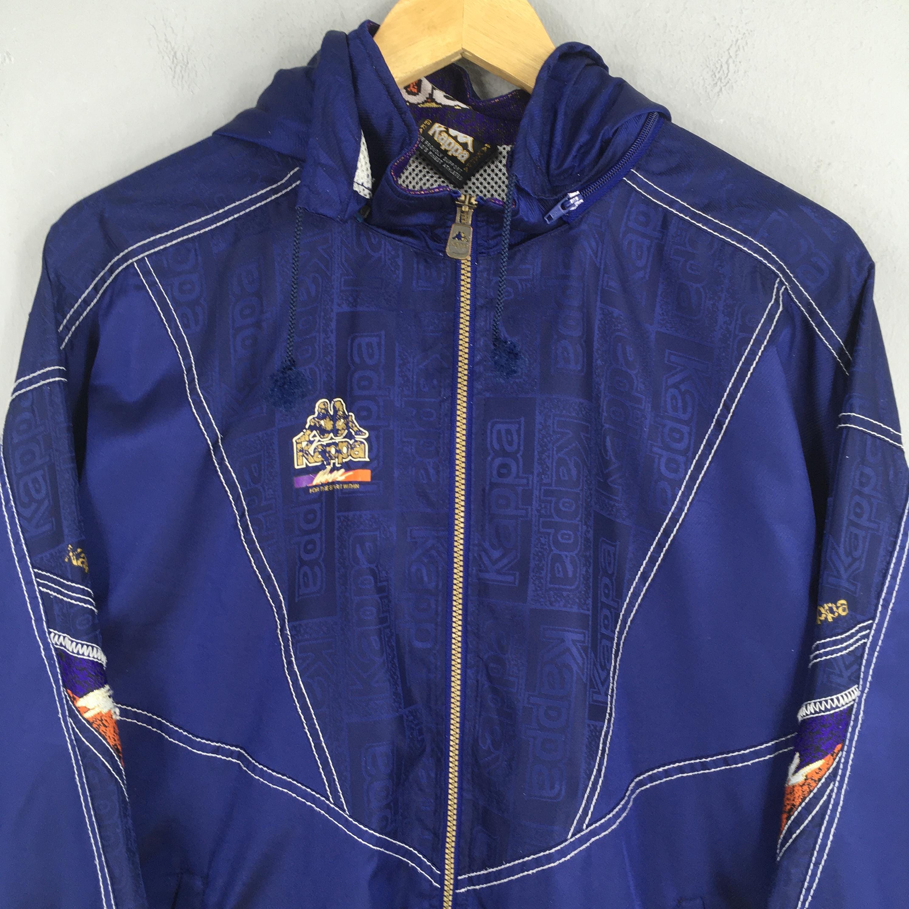 Vintage 90s Kappa Italia Hoodie Jacket Medium Kappa Italia