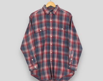 Vintage 80s/90s Polo Ralph Lauren Western Pearl Snap Flannel Shirt