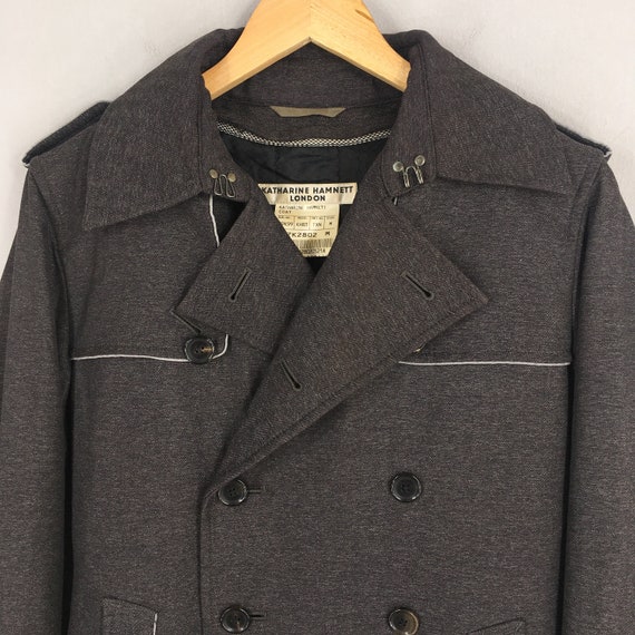 ジャケット・アウター katharine hamnett london long coat Vintage Katharine Hamnett London Women Long Jacket Medium