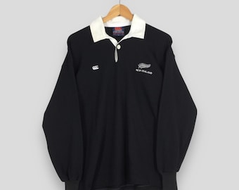 Vintage 90s All Black Canterbury of New Zealand Rugby Jersey