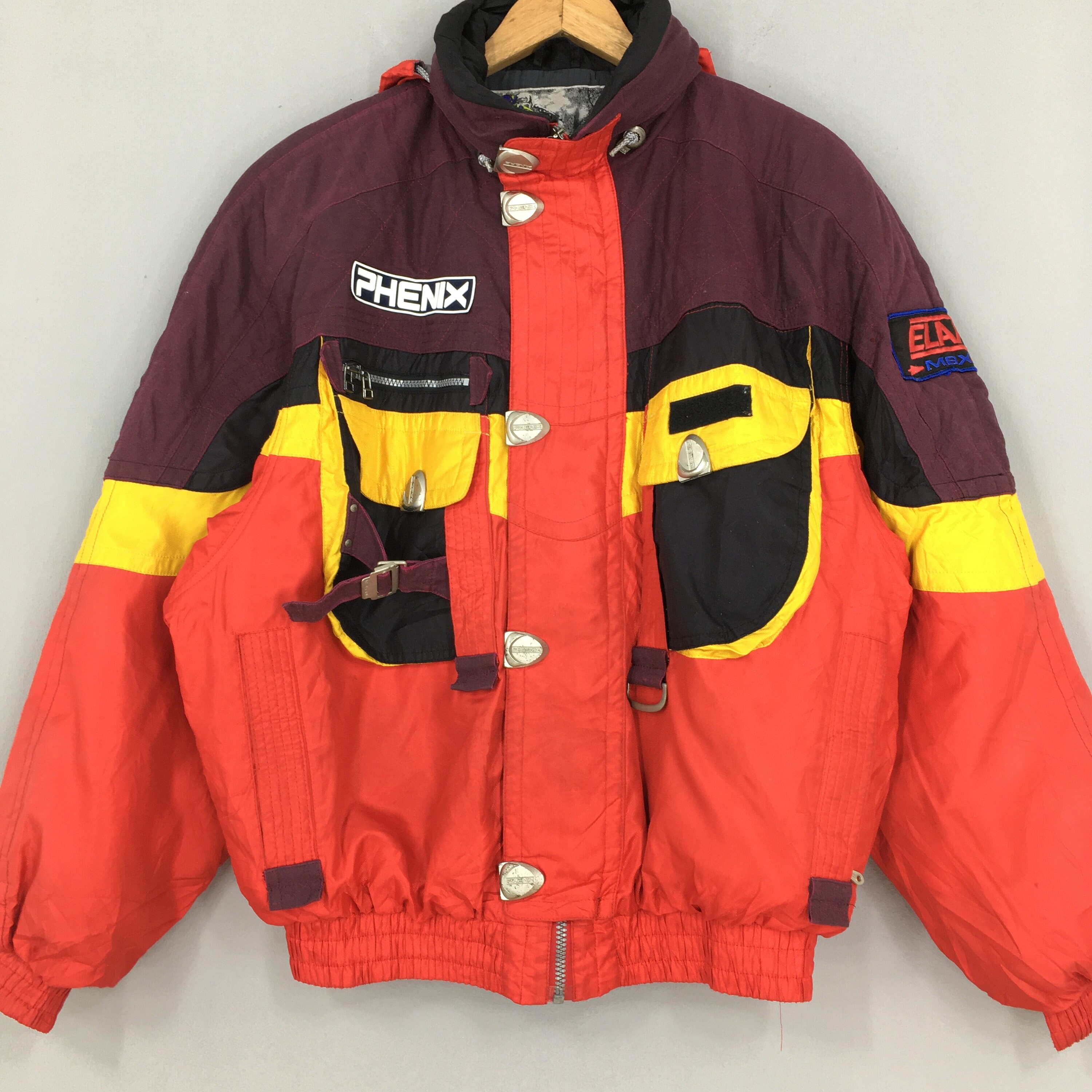 Vintage Phenix Colorblock Ski Wear Jacket Medium Phenix Skiing