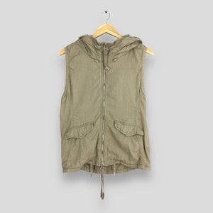 小物 if six was nine GILET ROMMY FU008 Vintage Goa If Six Was Nine Sleeveless Vest Linen Jacket Small Goa