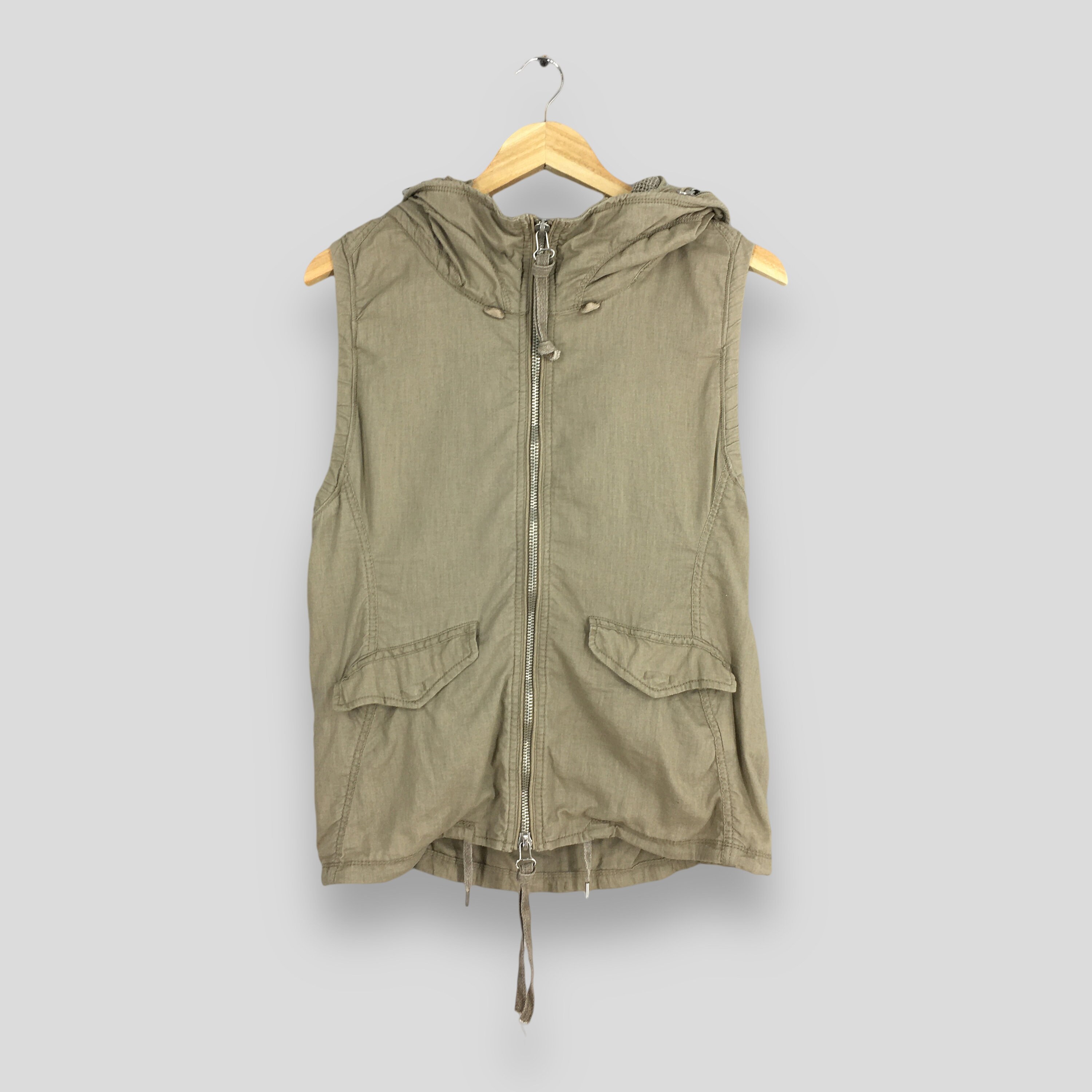 Vintage Goa If Six Was Nine Sleeveless Vest Linen Jacket