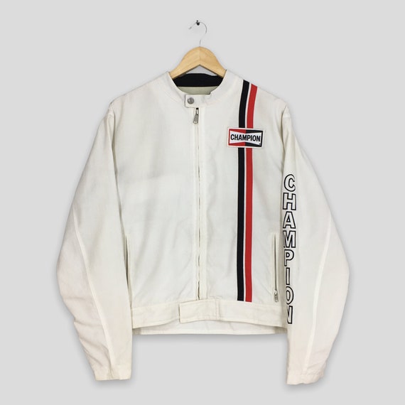 Vintage 90's Champion Harley Racing Jacket Large Champion Vintage 90's Champion Harley Racing Jacket Large Champion