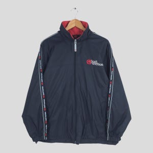 Vintage Y2K Ecko Function Veste à capuche coupe-vent moyenne Ecko Logo imprimé Hip Hop Sportswear Noir Ecko Zipper Jacket Baggy Taille M