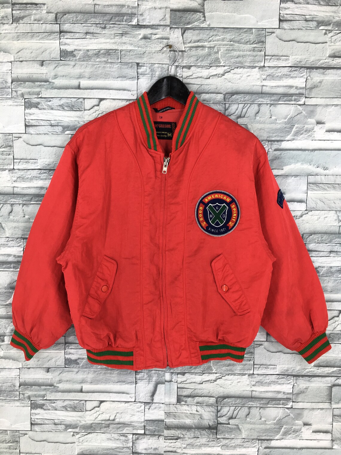 Mcgregor Bomber Varsity Jacket Medium Mens Vintage 80s | Etsy