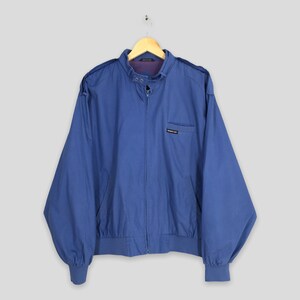 Vintage Members Only Harrington Blue Jacket Xlarge 90 s Members Only Zipper Jacket Casual Members Only England Hipster Jacket Size XL Etsy India