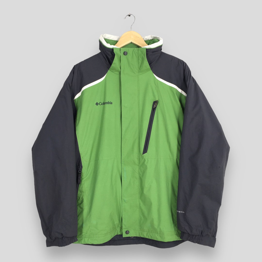 Vintage Columbia Windbreaker Green Jacket Large 90's Vintage Columbia Windbreaker Green Jacket Large 90's