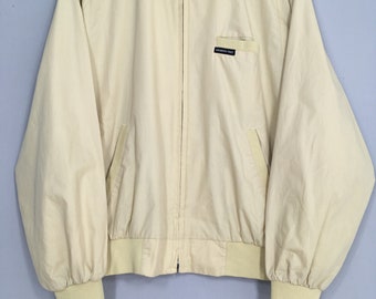 Vintage 90s Members Only Harrington Coat Zipper Large Members Only