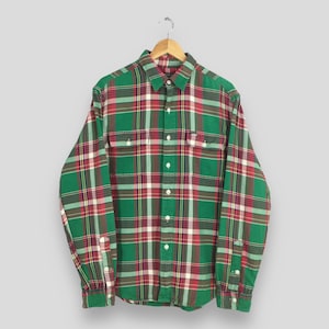 Vintage Polo Ralph Lauren Checkered Multicolor Shirt Large Ralph Lauren Plaid Tartan Checkered Flannel Polo Pony Button Down Oxfords Size L