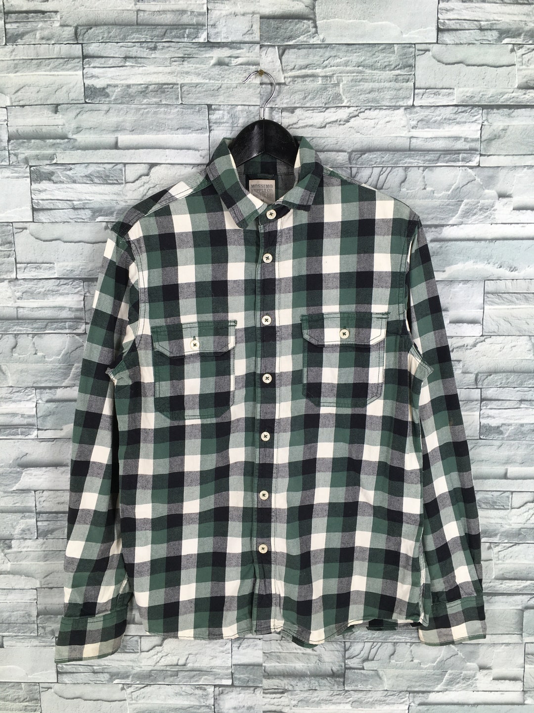 Vintage 1990's Checkered Flannel Shirt Medium Plaid - Etsy