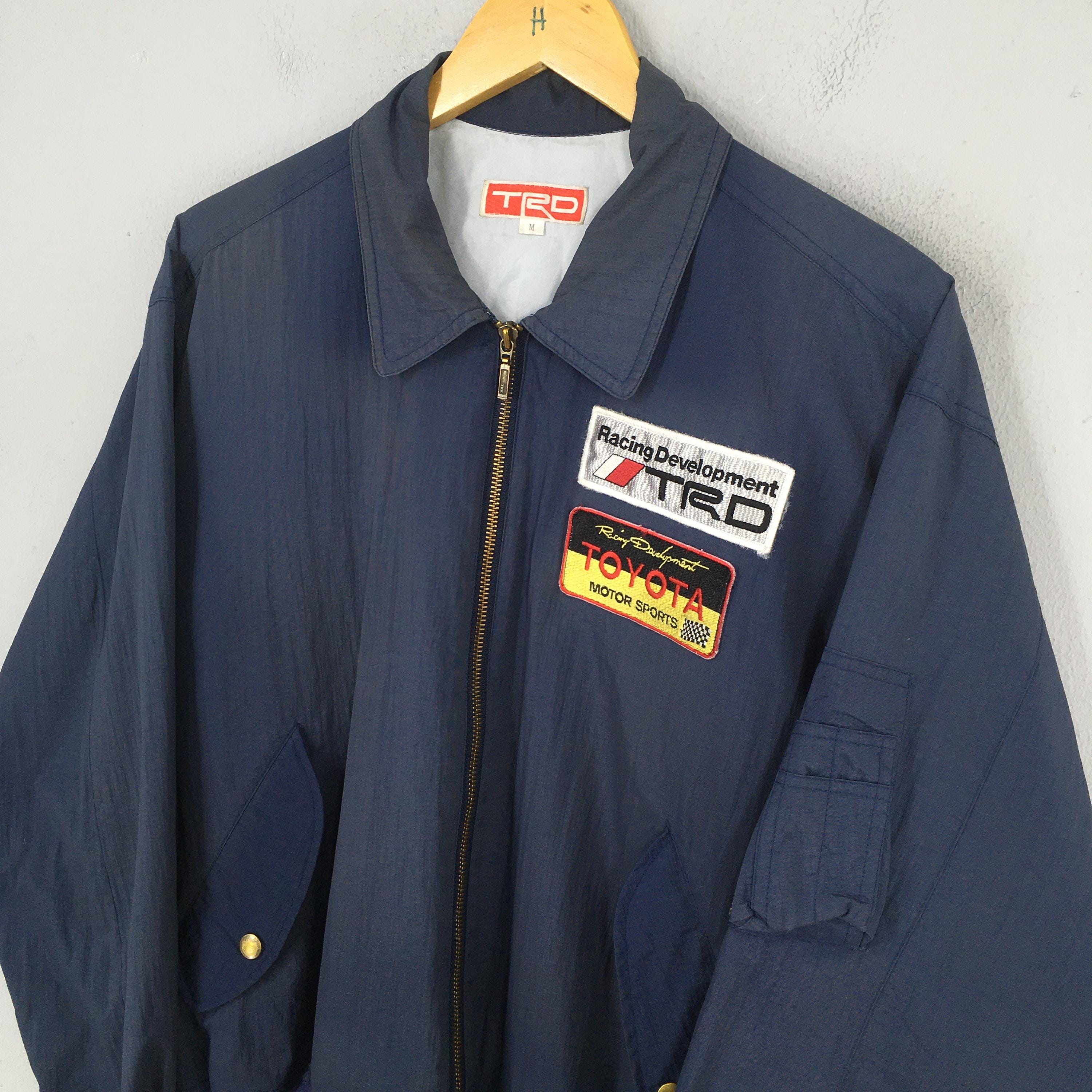 Vintage Toyota TRD Motorsport Racing Car Jacket Medium JDM Japan