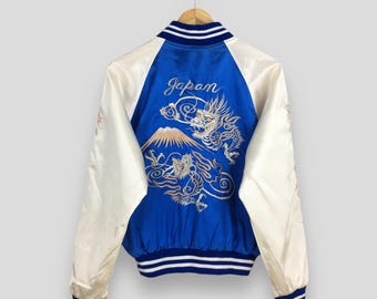 Vintage 80's Sukajan Tiger Yokosuka Souvenir Tiger Jacket