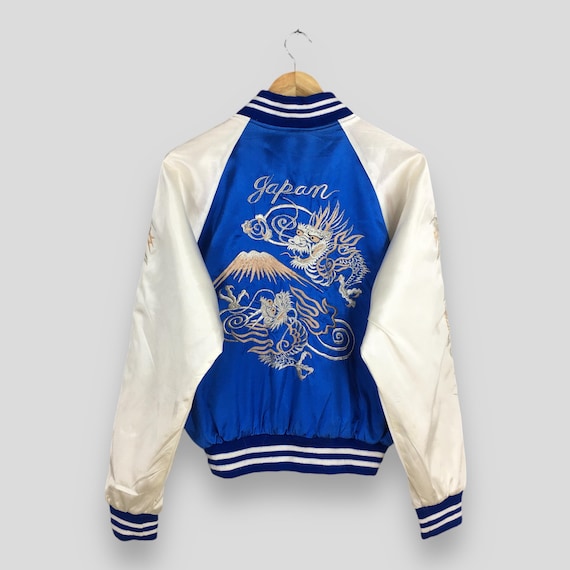 【極希少】Deadstock 80s souvenir jacket 80s Japan Sukajan Yokosuka Embroidery Japanese Souvenir