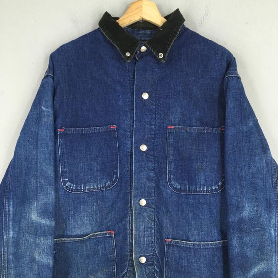 Vintage 1960's Madewell Blanket Lining Denim Jacket Large Vintage 1960's Madewell Blanket Lining Denim Jacket Large