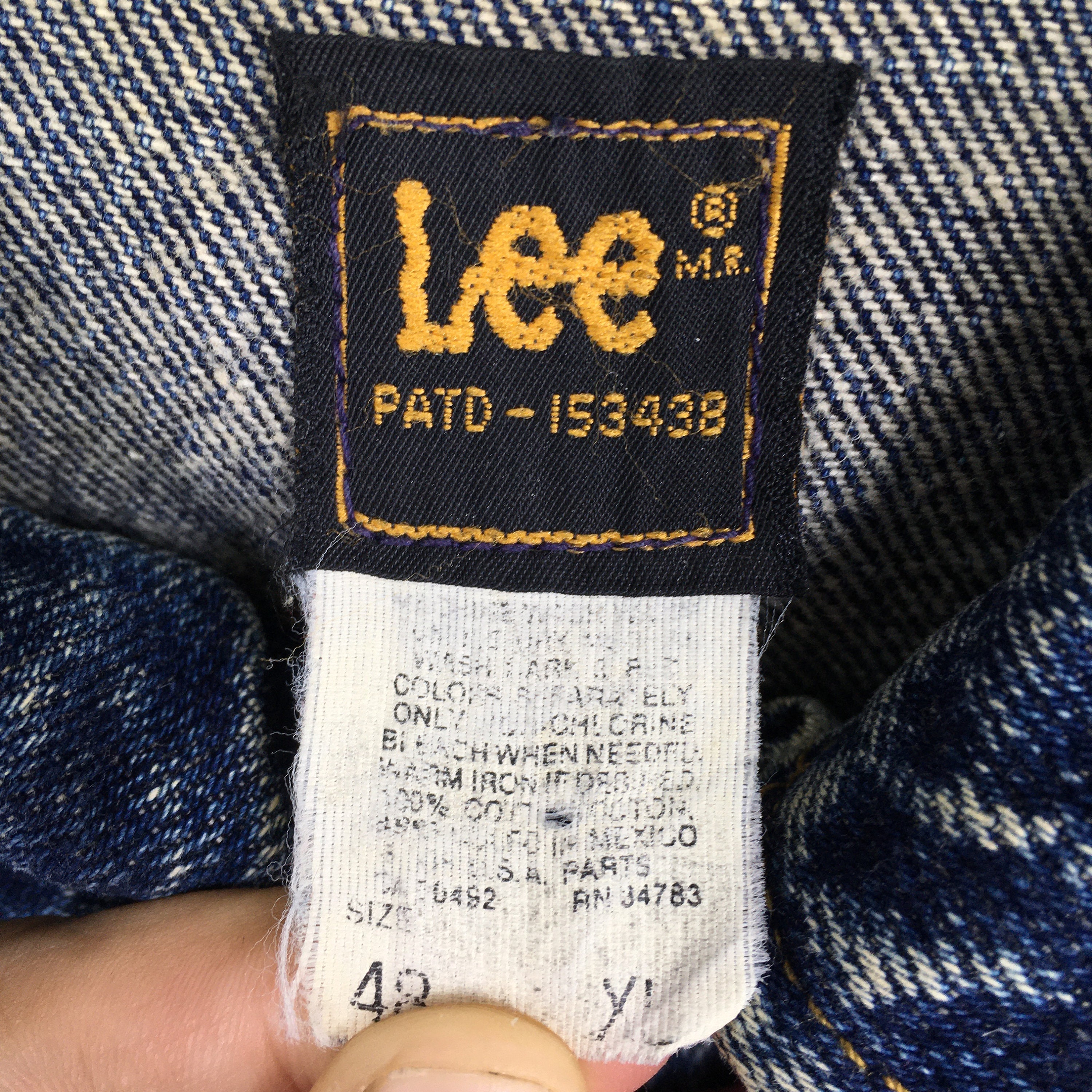 Vintage 80's Lee Riders Denim Trucker Jacket Xlarge Lee