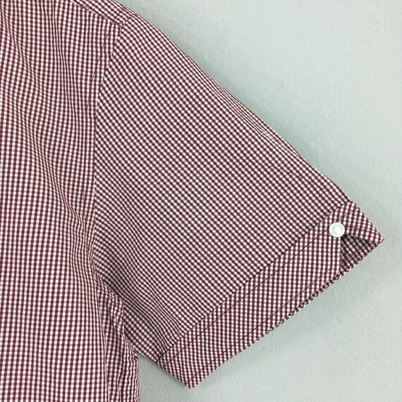 Vintage Fred Perry Gingham Shirt XSmall 90's Casu… - image 5