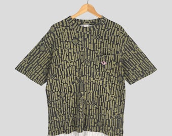 Vintage des années 1990 océan Pacifique surfeur abstrait t-shirt grande op océan Pacifique plage Hawaï surf chemise océan Pacifique vague t-shirt taille L