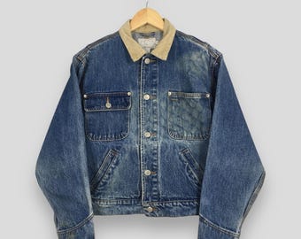Vintage 90s Polo Ralph Lauren Denim Trucker Type 2 Jacket Large