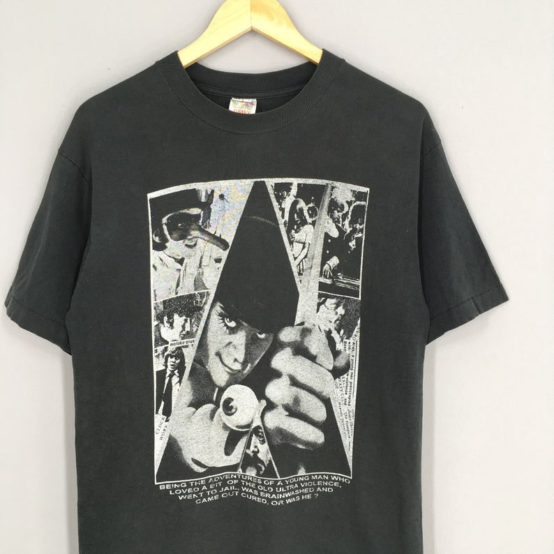 Vintgae 90s Clockwork Orange Crime Fantasy Film Tshirt Medium | Etsy