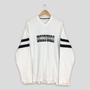 Vintage 90&#39;s Dkny Usa White T shirt Large Dkny Sport Jeans Casual Dkny Tee Donna Karan New York Dkny Longsleeve Tshirt Size L