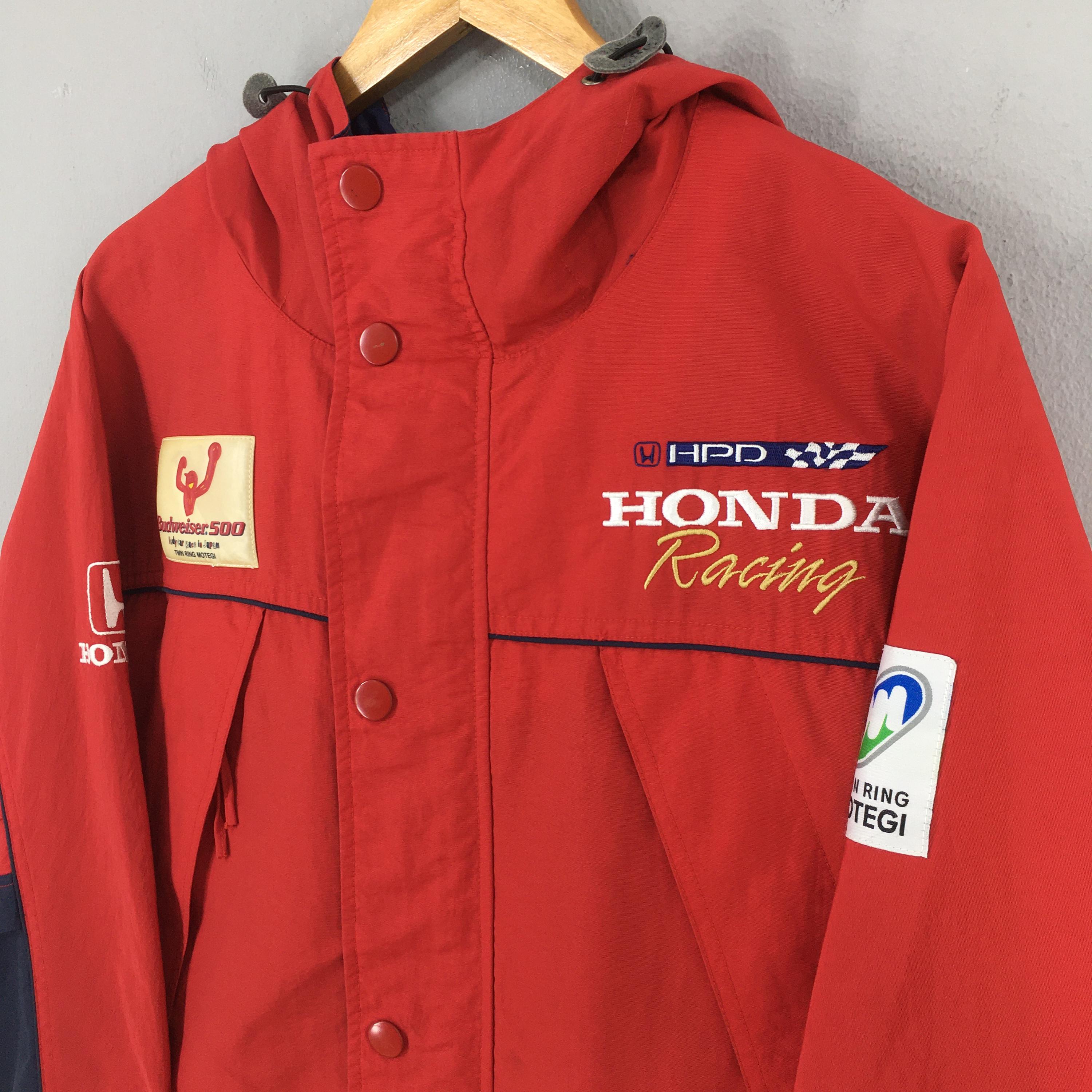 Vintage Honda Racing Team Hoodie Jacket Xlarge Honda Racing Team