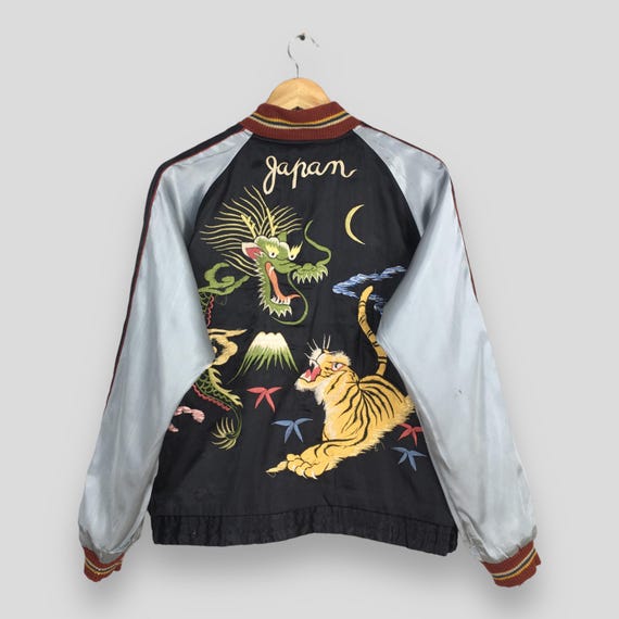 Vtg Tailor Toyo Enterprise Marine Sukajan Reversible Jacket