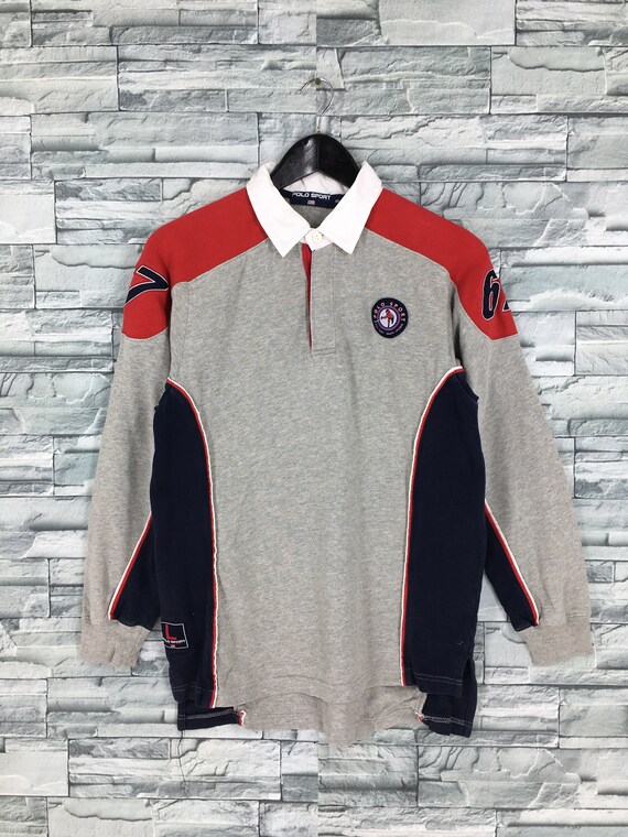 Vintage Polo Sport Rugby Shirt Small 