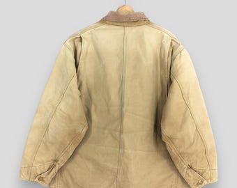 Vintage Carhartt Michigan Workers Jacket 2xlarge Carhartt Michigan
