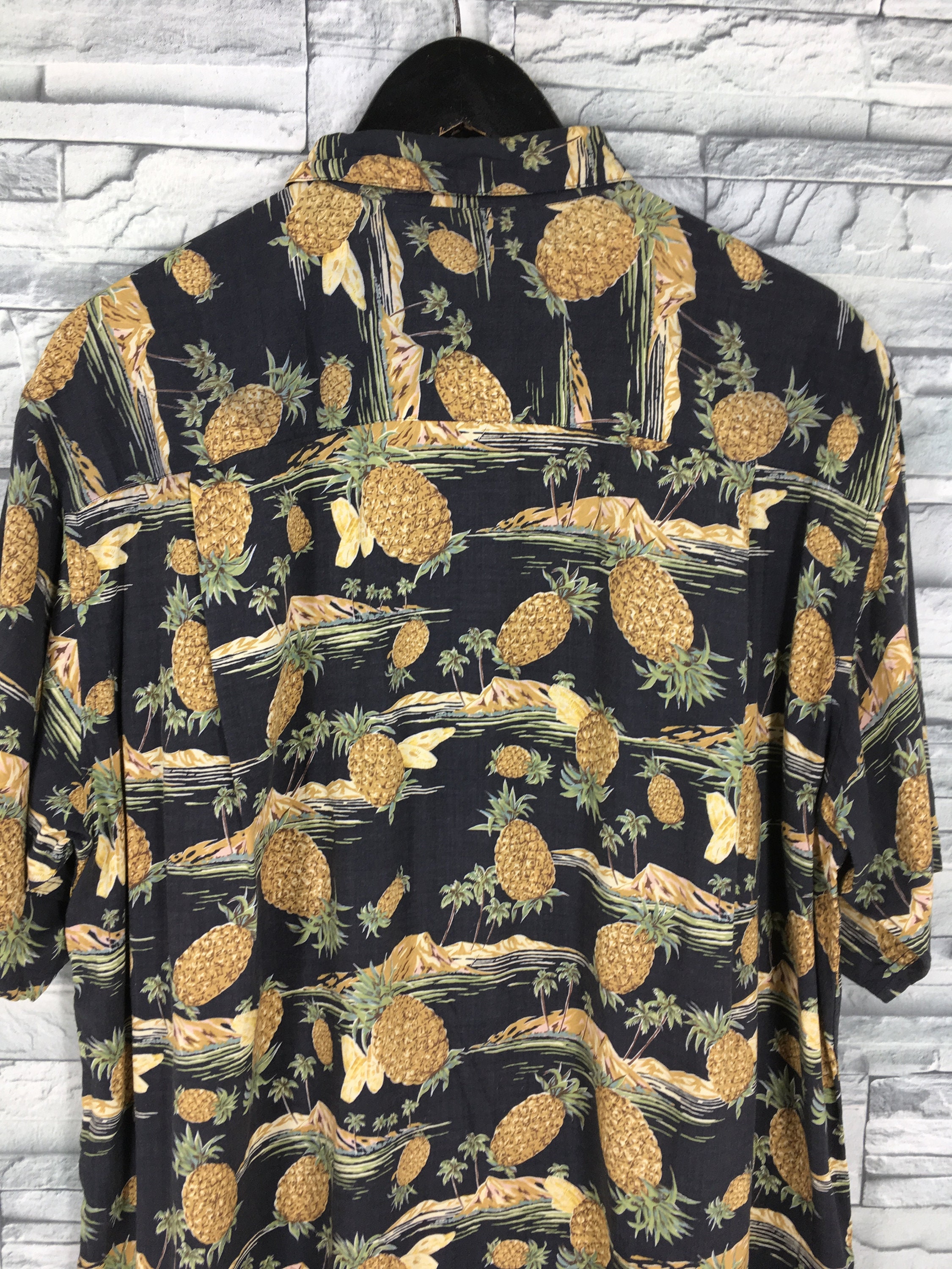 Vintage Papas Island Japanese Hawaii Shirt 1980s Pineapple Usa | Etsy