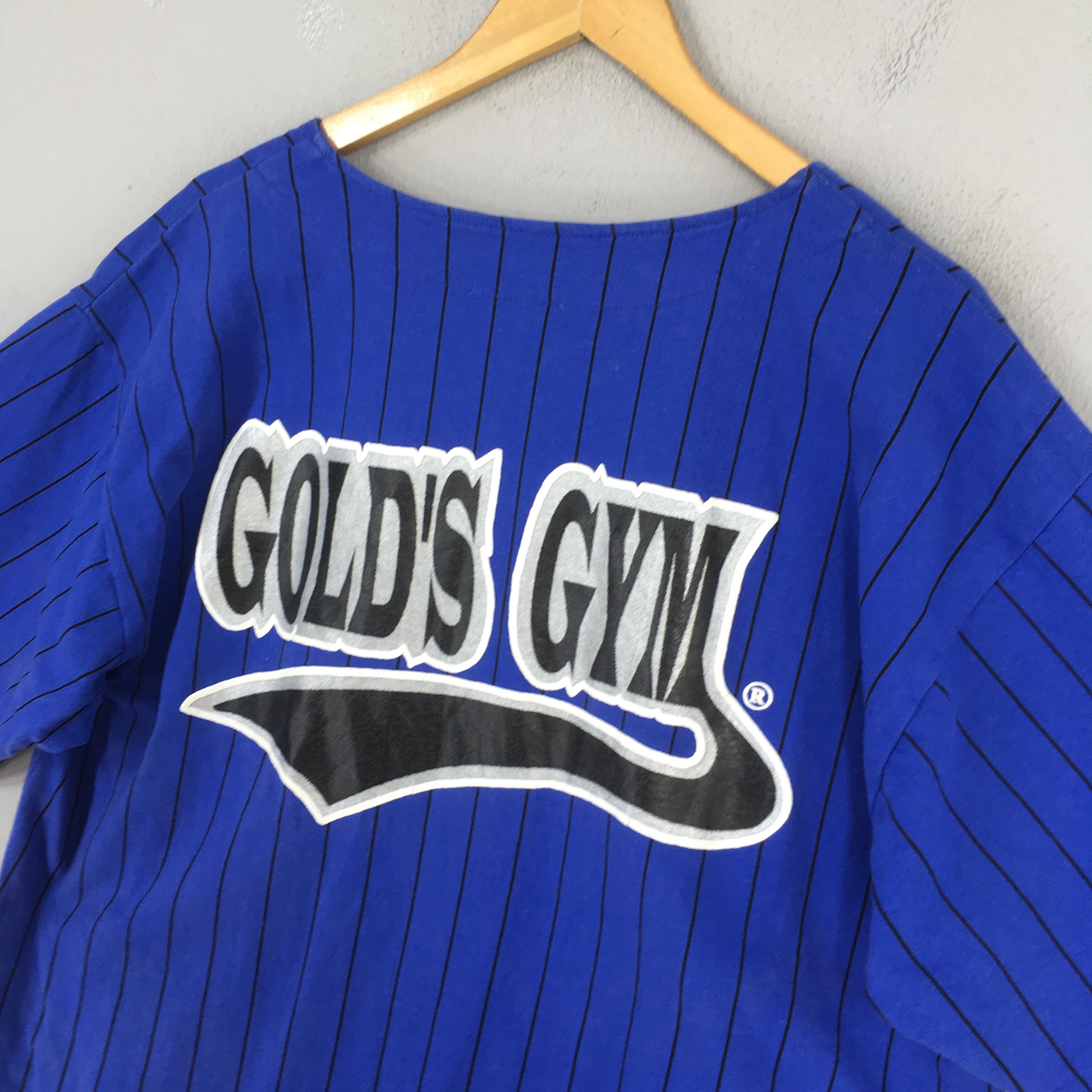 ヴィンテージ 90年代 ゴールドジム ベースボールシャツ ラージ