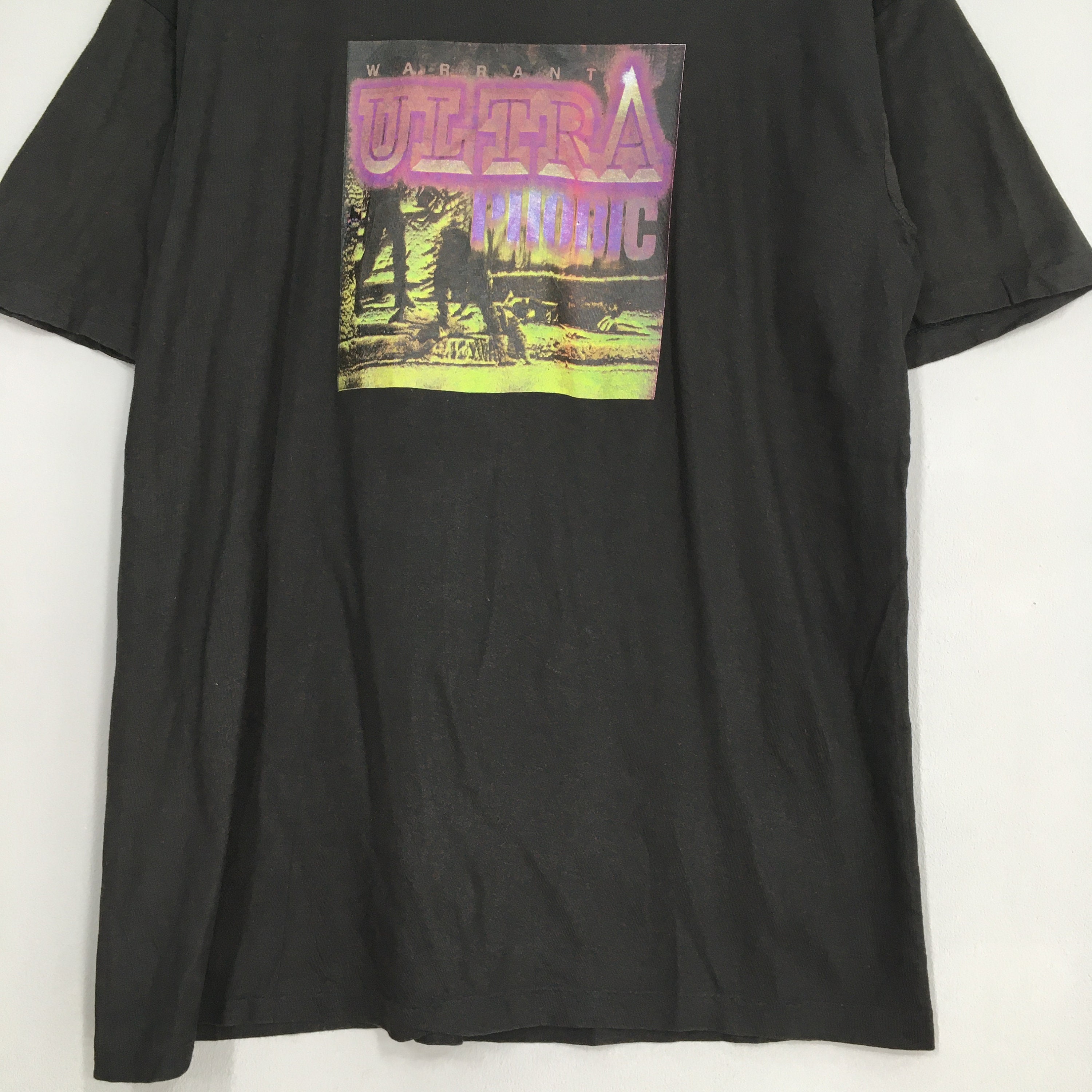 Vintage Warrant Hard Rock Concert T Shirt Xlarge Ultraphobic