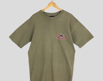 トップス 90s 26 Red Skate Board t-shirt Vintage 90s 26 Red Streetwear Skateboard T Shirt Large Size