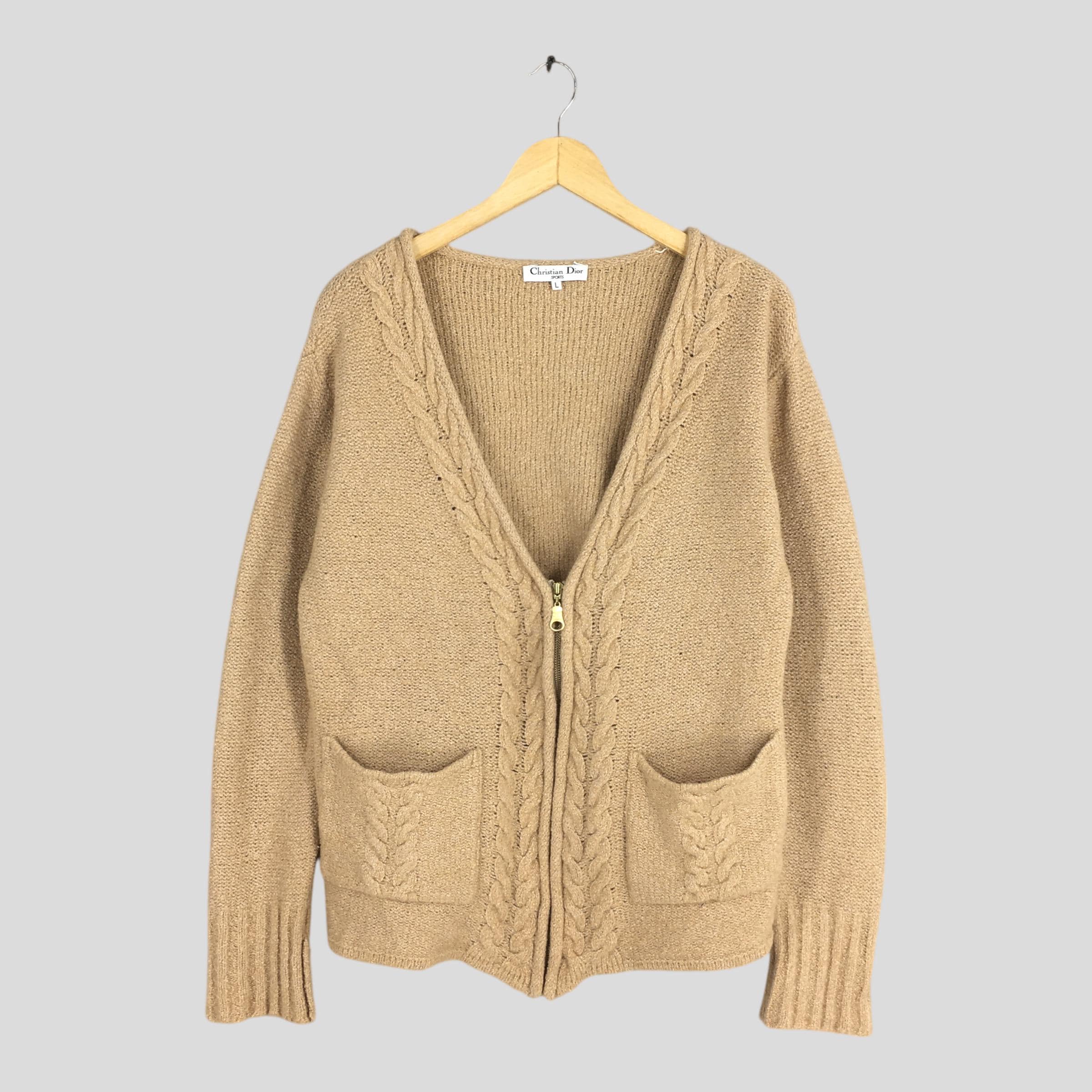 トップス 90's Christian Dior acrylic cardigan il_fullxfull.6907740202_s9g3.jpg