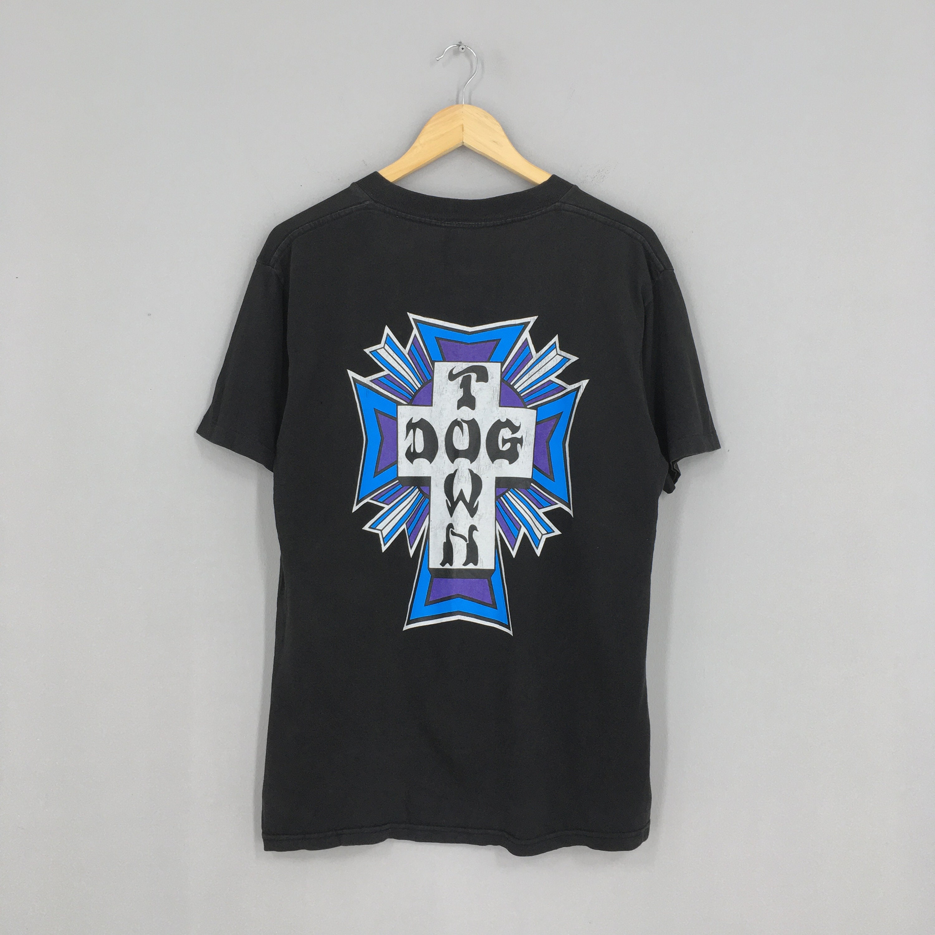 L 90s ドッグタウン DOGTOWN Tシャツ 黒 VENICE USA製