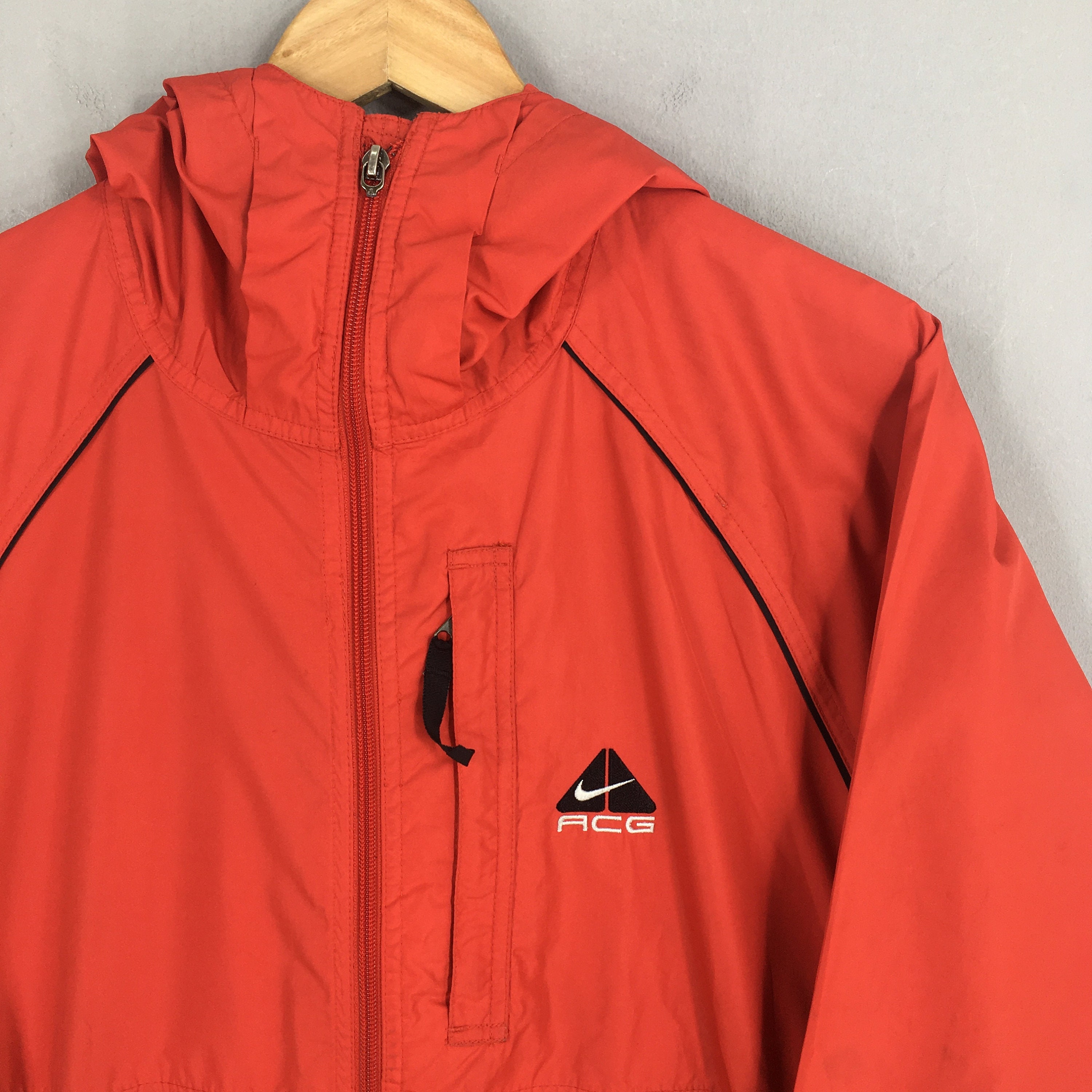 Vintage 90's Nike Acg Windbreaker Hoodie Jacket Large Nike Vintage 90's Nike Acg Windbreaker Hoodie Jacket Large Nike