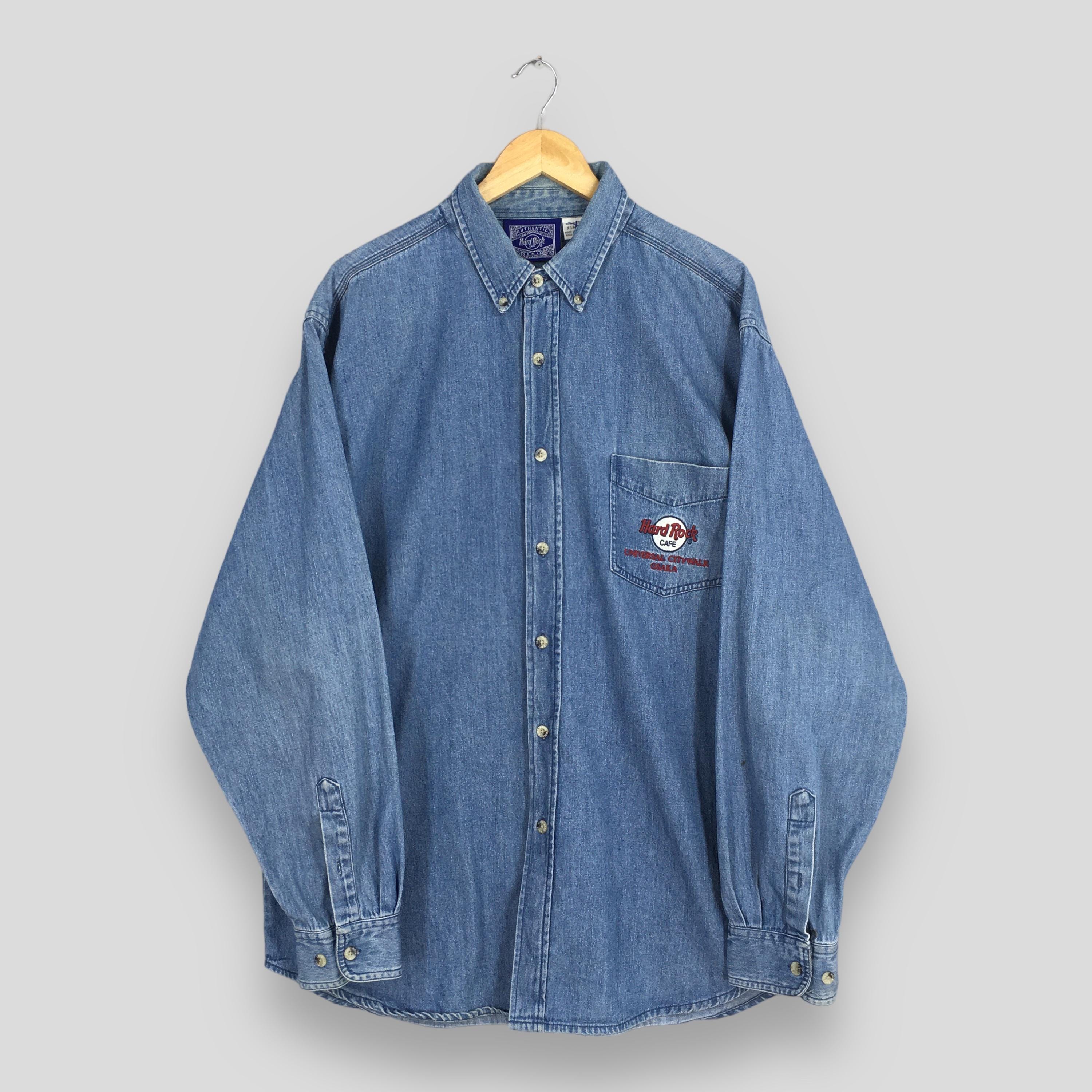 Hard Rock Cafe ネイビーシャツ M OSAKA 90's Hard Rock CAFE OSAKA Tee - Spring Store by rightyright