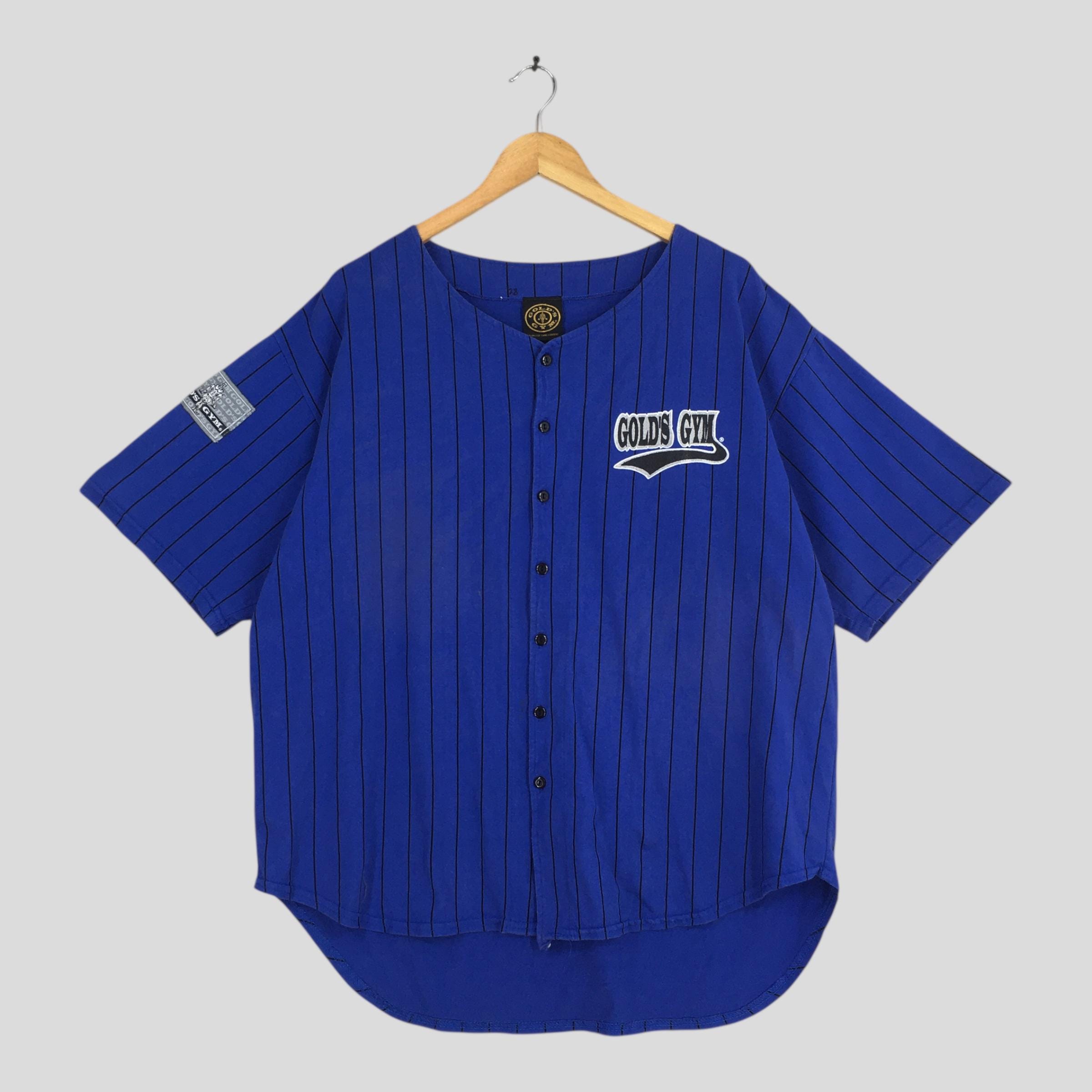 ヴィンテージ 90年代 ゴールドジム ベースボールシャツ ラージ