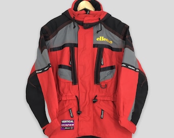 90年代ヴィンテージ エレッセ スキーウェア レッド フーディー