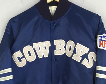 ヴィンテージ ダラス カウボーイズ NFL バーシティ サテン ジャケット