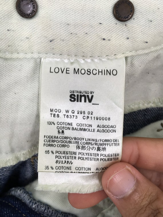 Moschino Love Denim Ladies Skinny Pants Size 30 S… - image 8