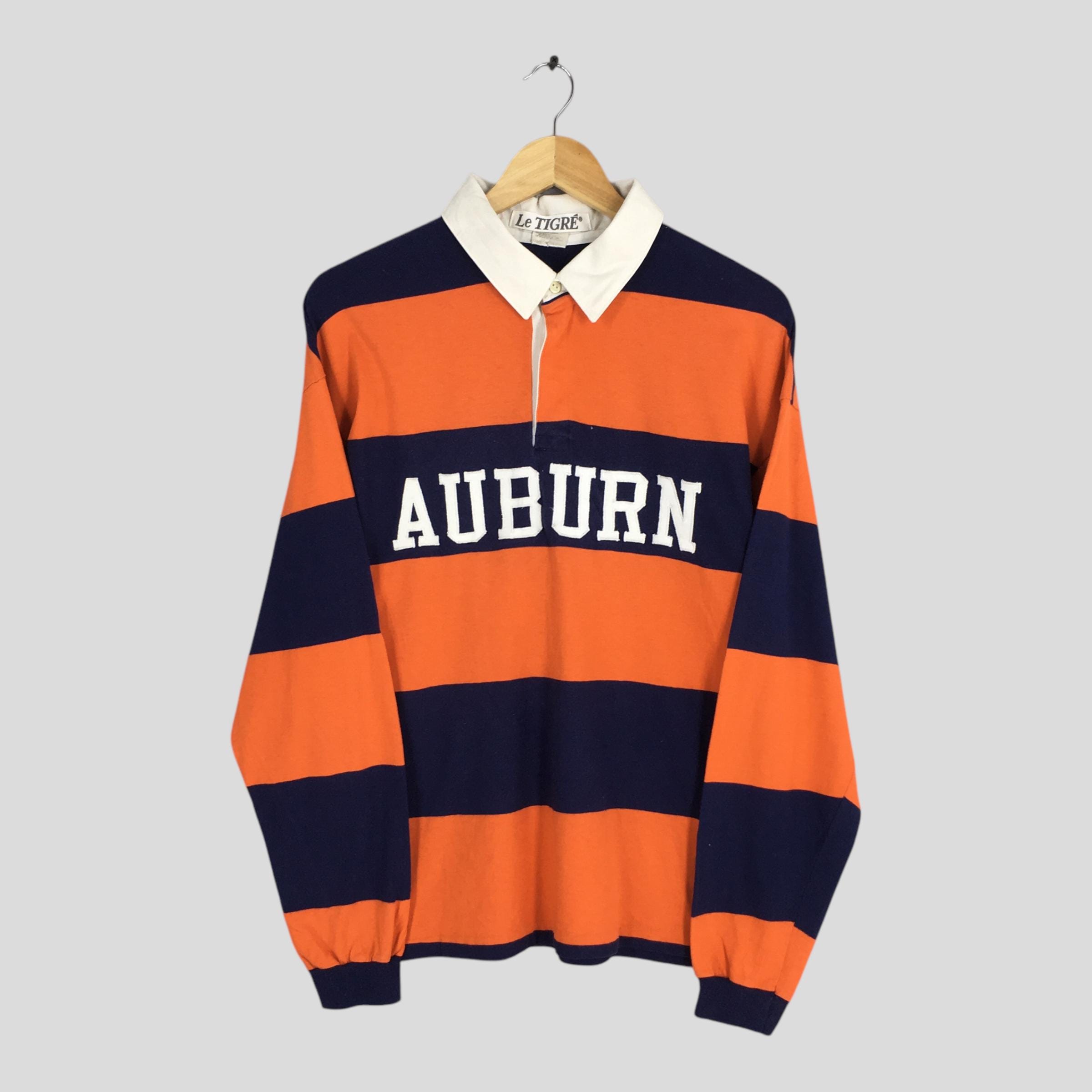 Vintage 90s Auburn University Polo Rugby Shirt Medium AU Auburn 