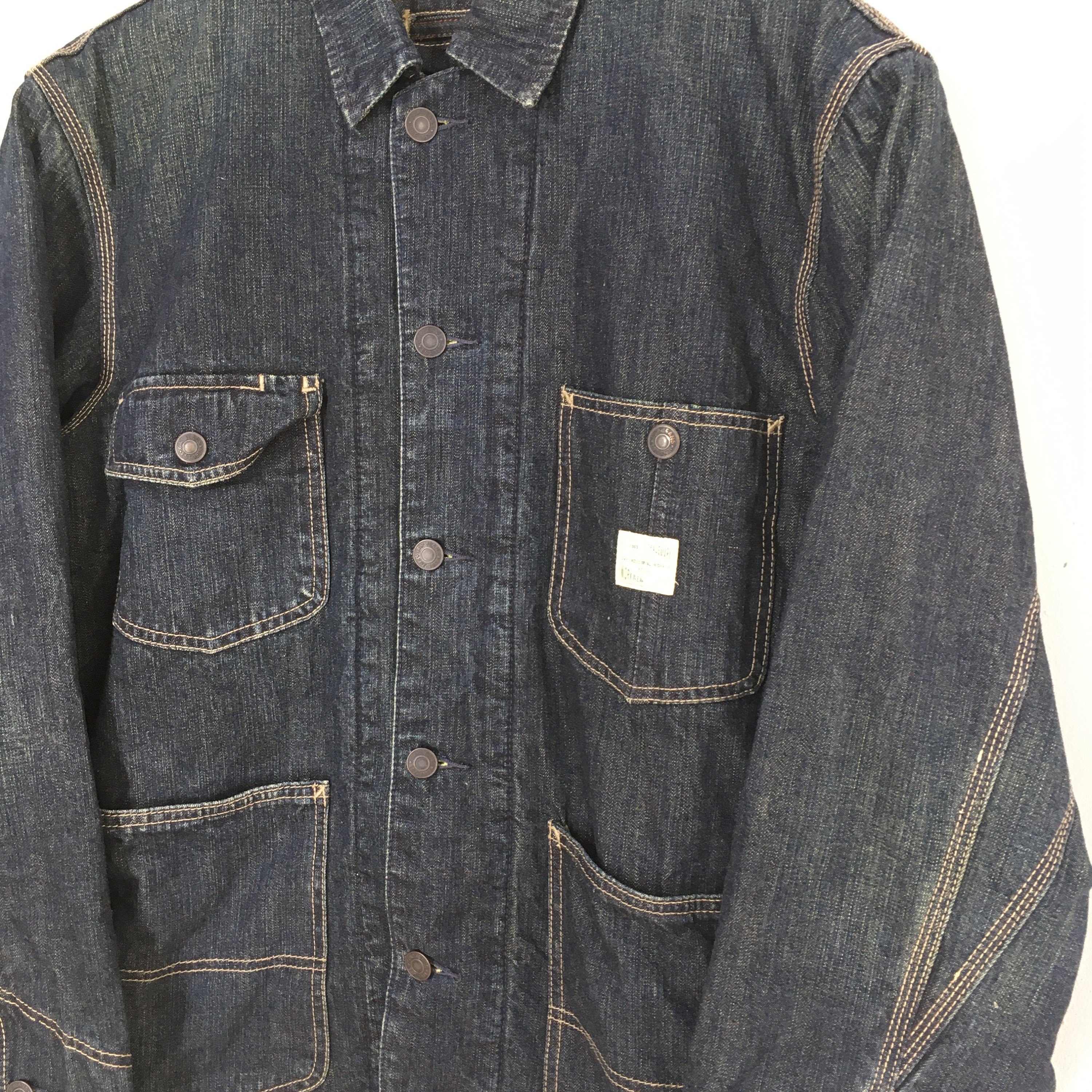 Vintage Gap Denim Workers Jeans Jacket Small Workwear Style Denim