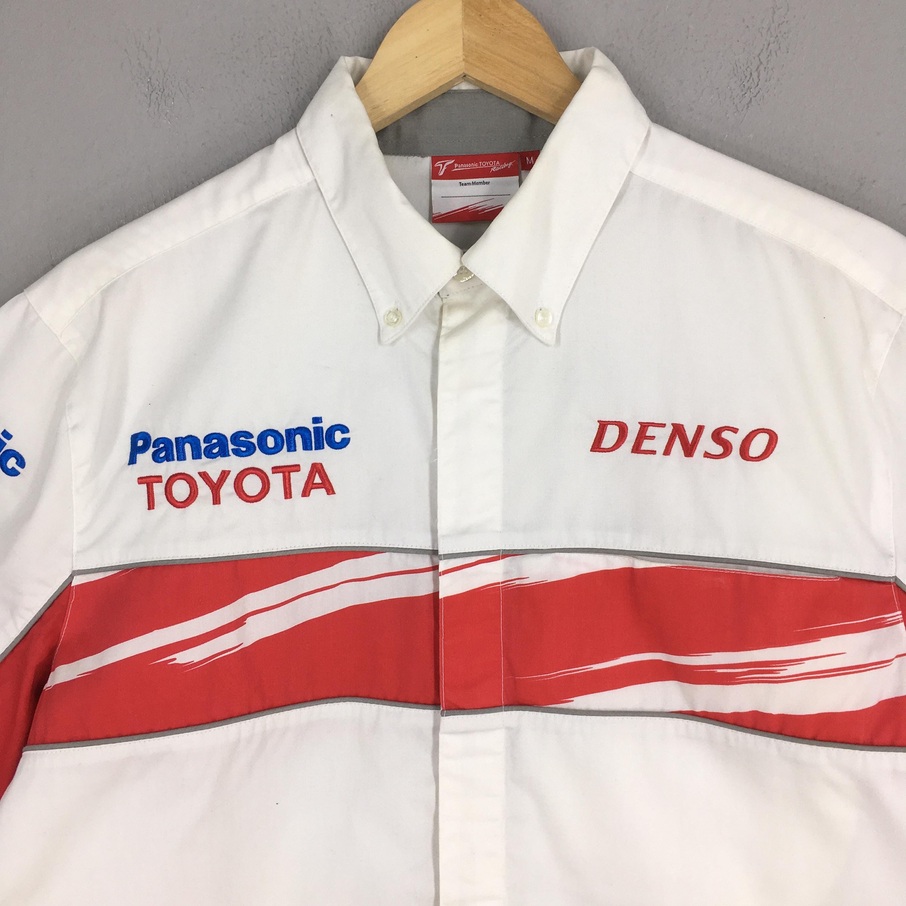 Vintage Panasonic Toyota Racing Shirt Medium JDM Toyota Racing Pit