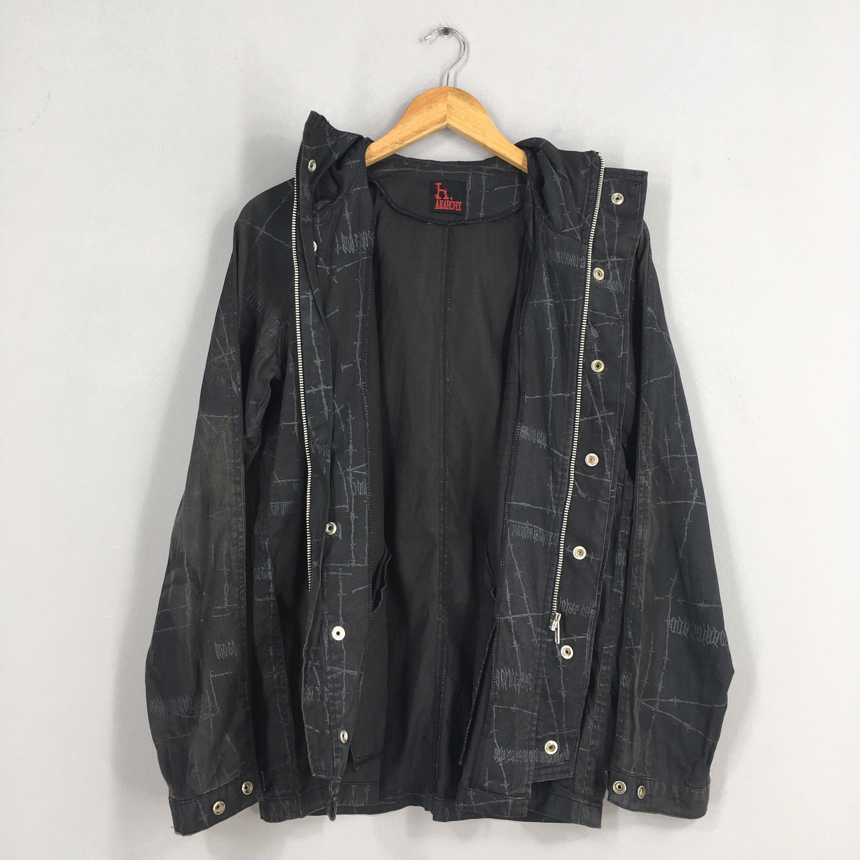 【おすすめ】 Hoodie Seditionaries' Anarchy H Vintage Black Medium Jacket ミュージシャン