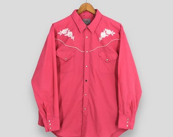 1960s Vintage Western Shirt by Bronco Western - Etsy