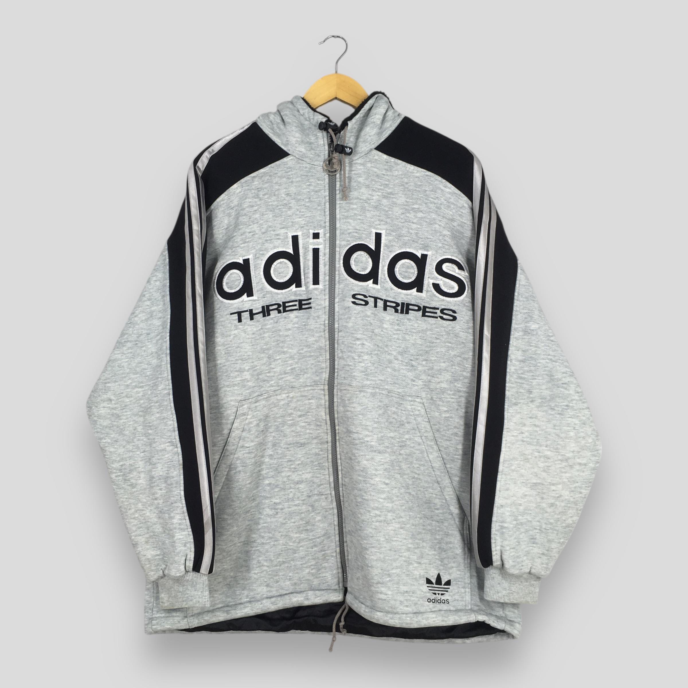 Adidas Three Stripes Hoodie - Etsy