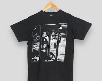 Vtg 1989 Depeche Mode 101 T-shirt Black L 80s Synthpop Rock Band