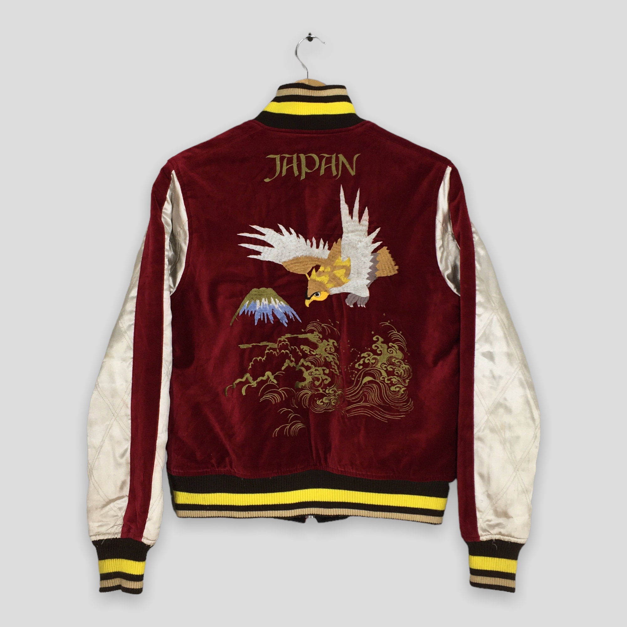 Vintage Sukajan Eagles Reversible Souvenir Jacket Medium - Etsy